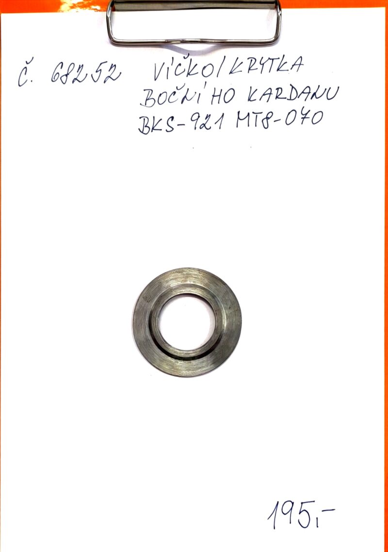 Č 68252 - víčko/krytka bočního kardanu BKS-921 MT8-070